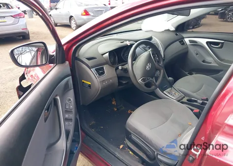 2013 Hyundai Elantra Gls from USA, damaged, VIN 5NPDH4AE5DH412452